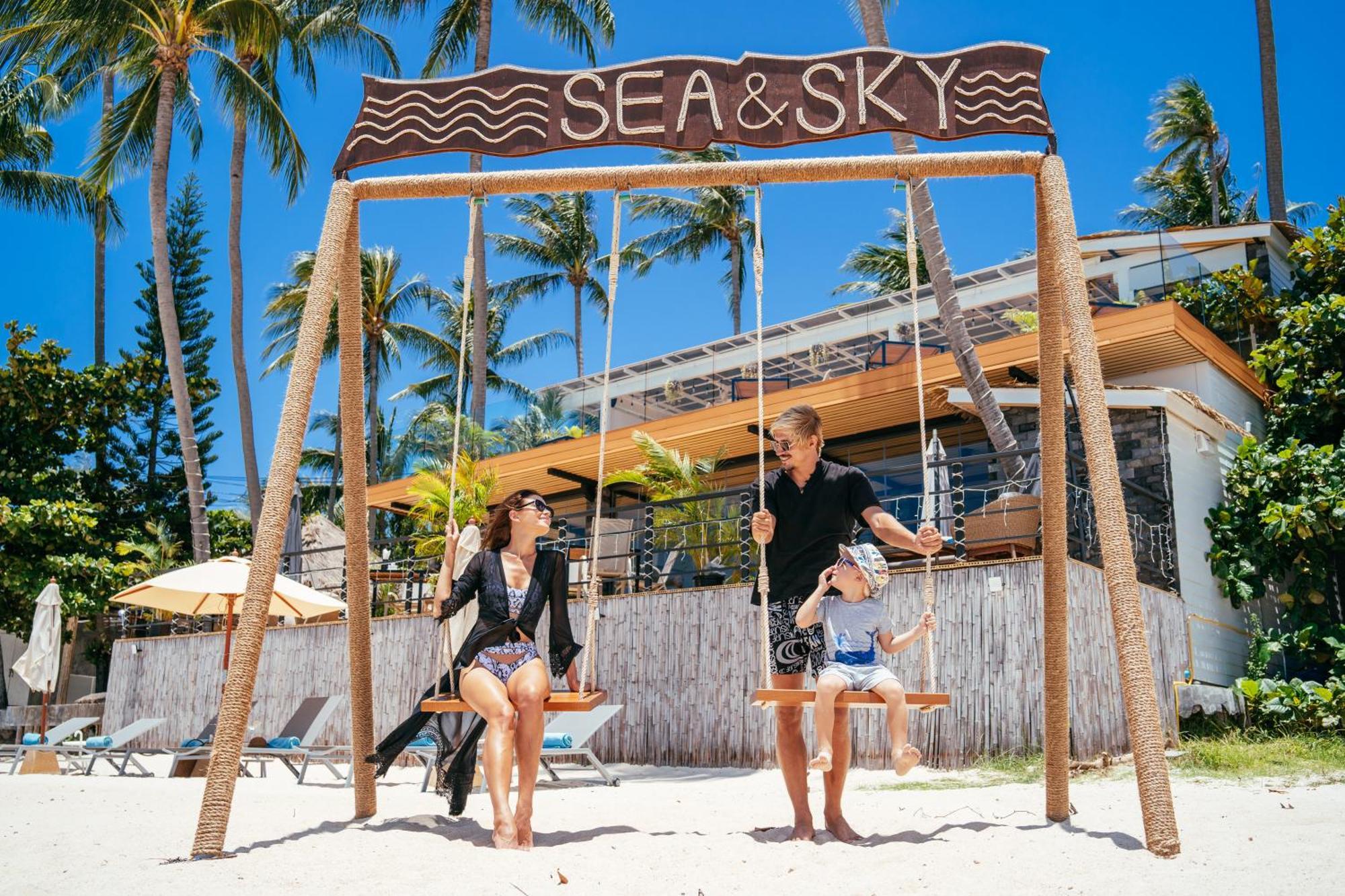 Sea&Sky Beach Resort หาดแม่น้ำ ภายนอก รูปภาพ